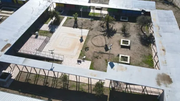 Reactivan obras en Escuela San Antonio de Barraza