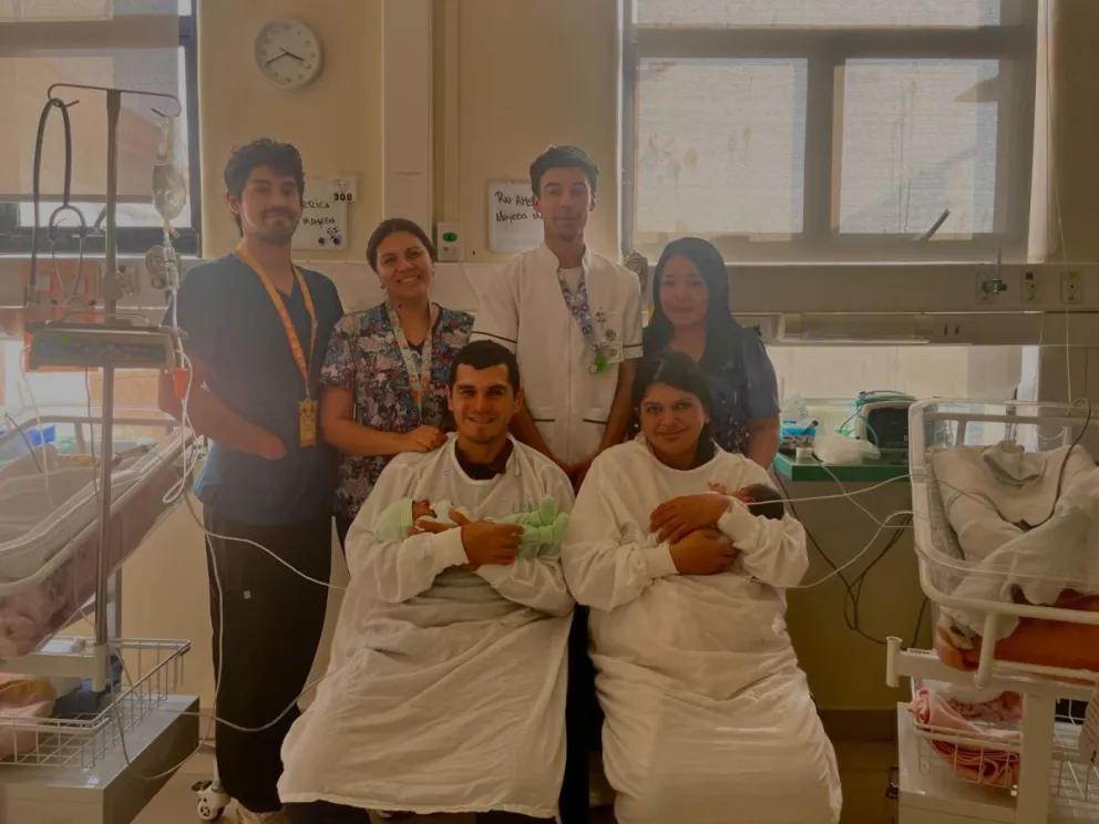 Triple alegría en la Región de Coquimbo: nacen trillizas en el Hospital de La Serena 