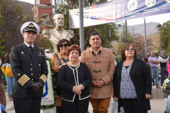 Monte Patria honra a Wenceslao Vargas en Glorias Navales