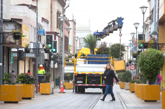 Peatonalización de calle Aldunate avanza en Coquimbo