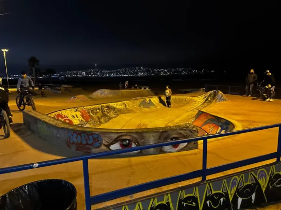 Dirigentas del Skate Park de Peñuelas se reúnen con Diputado Cifuentes por seguridad