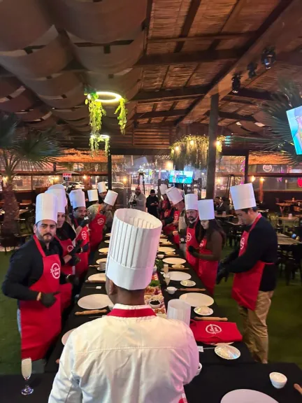 Cocina inmersiva en cierre de proyecto Red Asociativa Beach Garden
