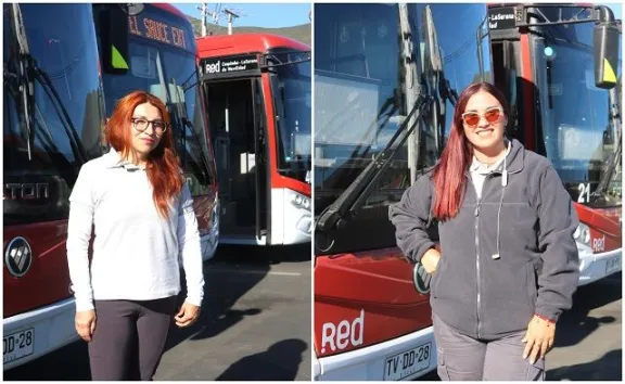 Mujeres al mando de buses eléctricos rompen estereotipos