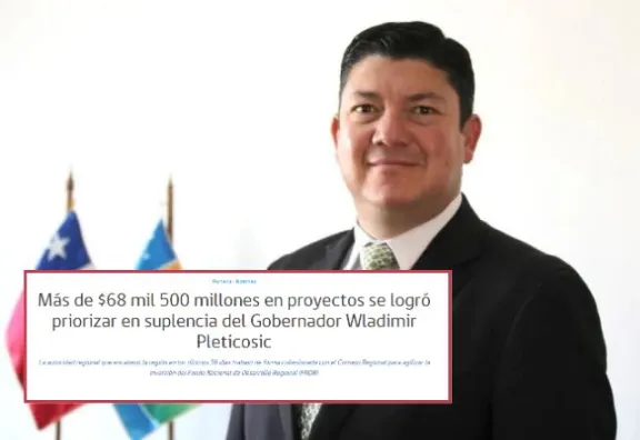 Contraloría acusa propaganda encubierta de Wladimir Pleticosic