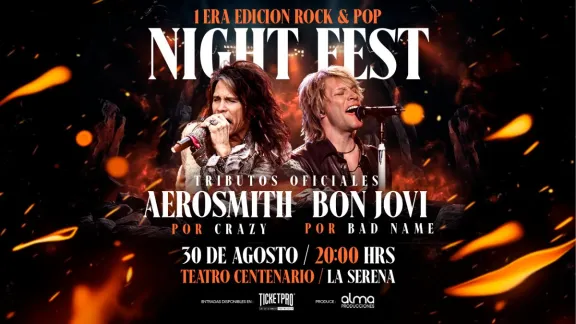 Tributos a Bon Jovi y Aerosmith en La Serena