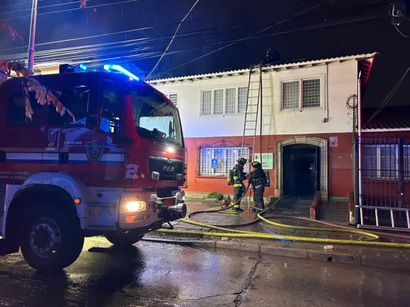 Incendio en centro de La Serena afecta a cinco inmuebles