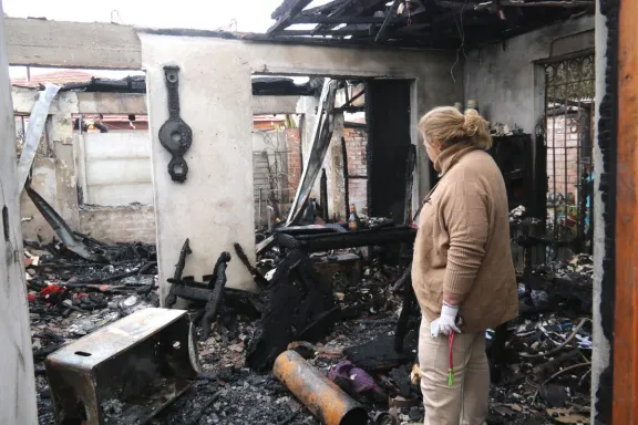María Catalina Juliá relata pérdida de recuerdos en incendio en La Serena María Catalina Juliá relata pérdida de recuerdos en incendio en La Serena