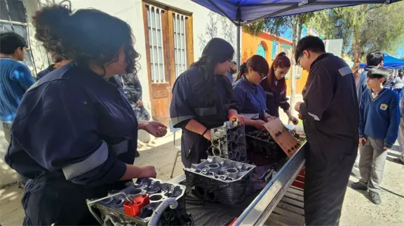 Liceo de Vicuña muestra especialidades académicas