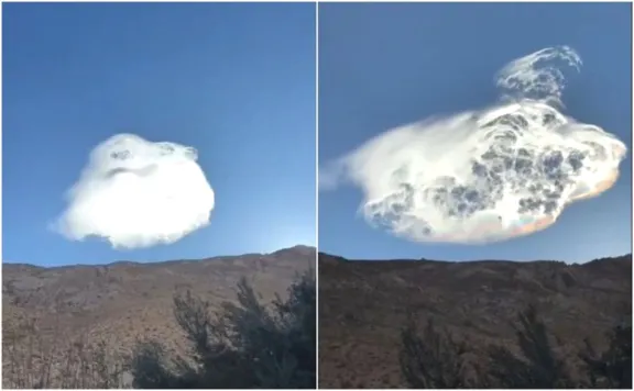 Nube viral en Paihuano: explicación científica