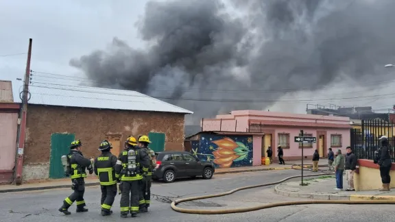 Clases suspendidas en La Serena por incendio en local comercial