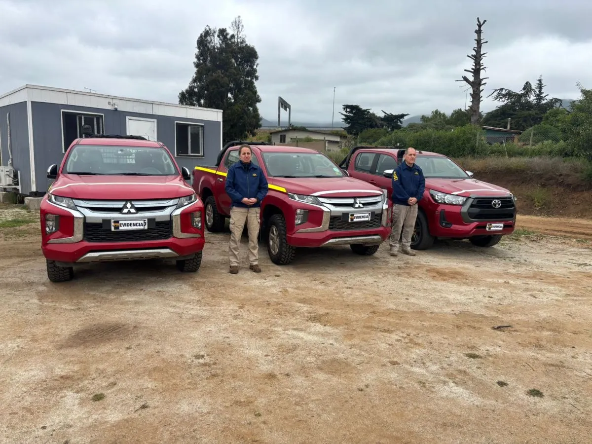 PDI recupera 6 camionetas en Los Vilos