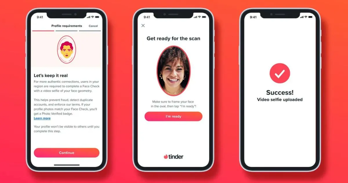 Tinder: Verificación Facial Obligatoria para Seguridad