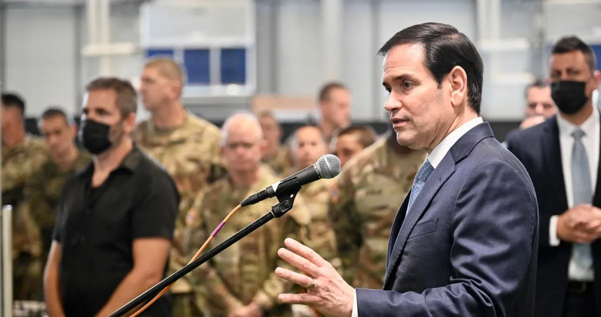 Marco Rubio: Hamás Excluido de Gobierno en Gaza