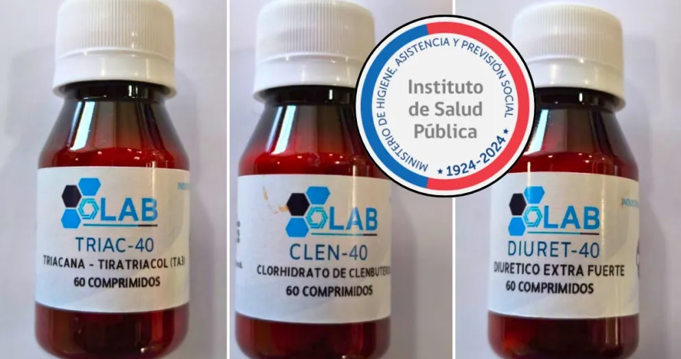 Alerta ISP: tres fármacos ilegales, incluido uno veterinario, ponen en riesgo la salud en Chile