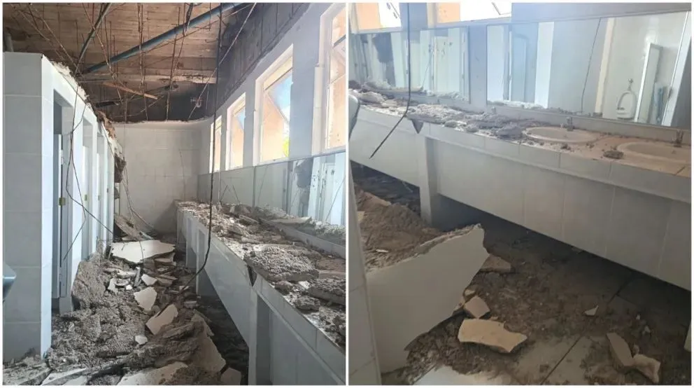 La Serena: Suspenden clases en el Liceo Gabriela Mistral tras caída de techo en baño