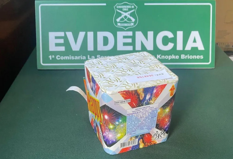 Detienen a hombre que esperaba a interno con fuegos artificiales afuera de la cárcel de La Serena