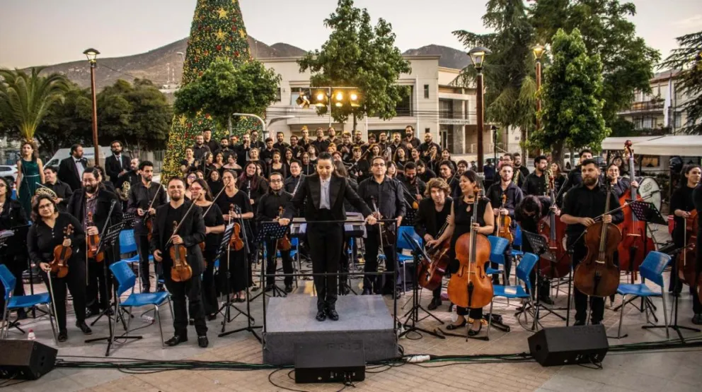 La Navidad llega a Tierras Blancas y al centro  de la ciudad puerto con la Orquesta Filarmónica de Coquimbo