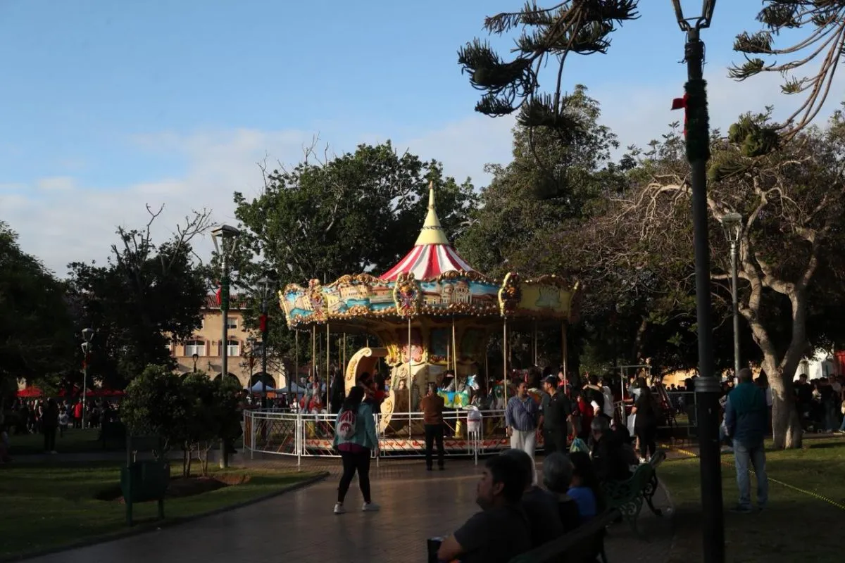 Carrusel Navideño gratuito en Plaza de Armas hasta el 11 de enero