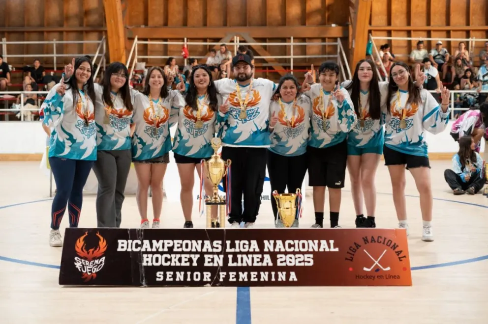 La Serena Fuego logra el bicampeonato  de la Liga Nacional de Hockey en Línea