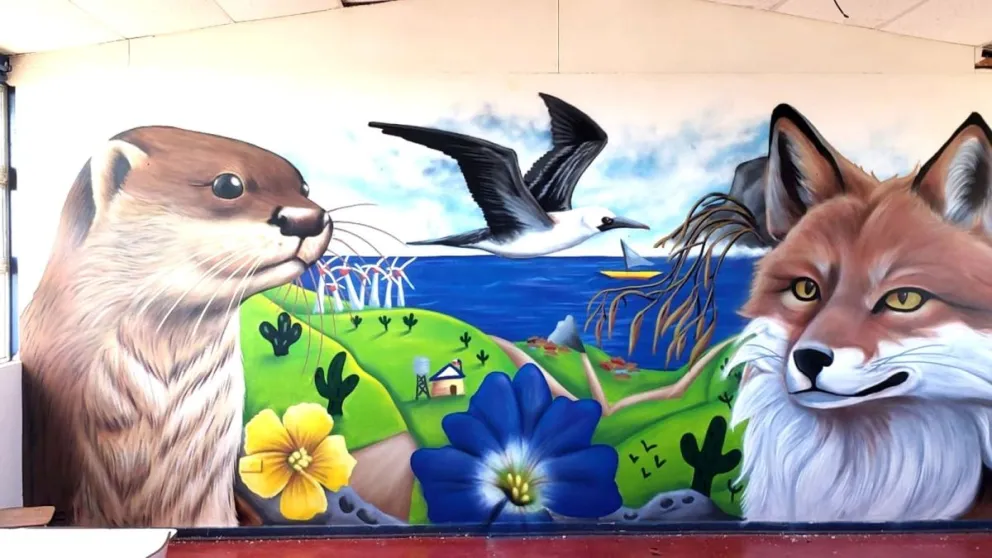 Los murales que están cambiando  el rostro de la ciudad de Ovalle
