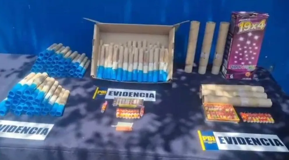 PDI detiene a joven por venta de fuegos artificiales en Las Compañías