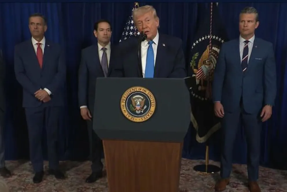 Presidente Trump: "Vamos a dirigir Venezuela hasta asegurar una transición"