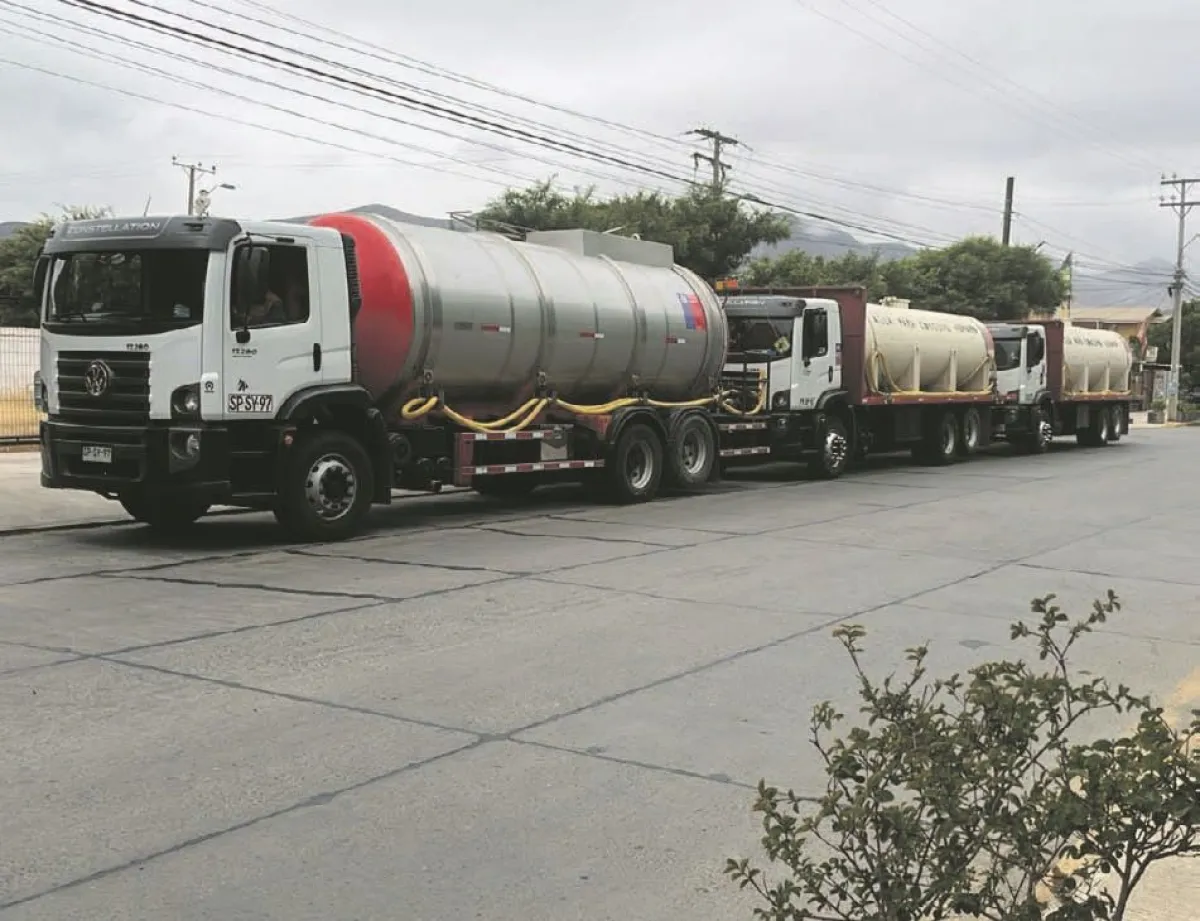 Paralización parcial de camiones aljibe afecta distribución de agua en Limarí