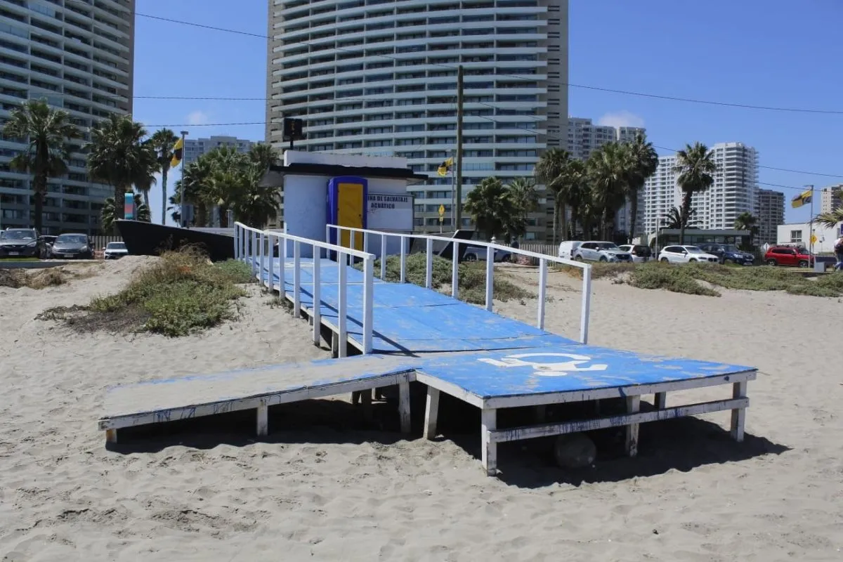 Falta de accesos universales en el borde costero: ¿dónde está la platita? Falta de accesos universales en el borde costero: ¿dónde está la platita?