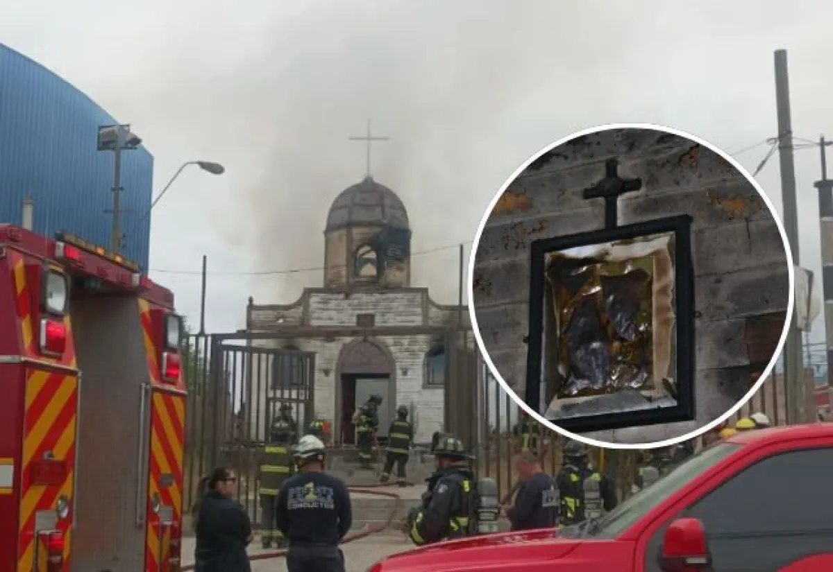Capilla Santa Ana afectada por incendio en 2019 y destruida en 2021