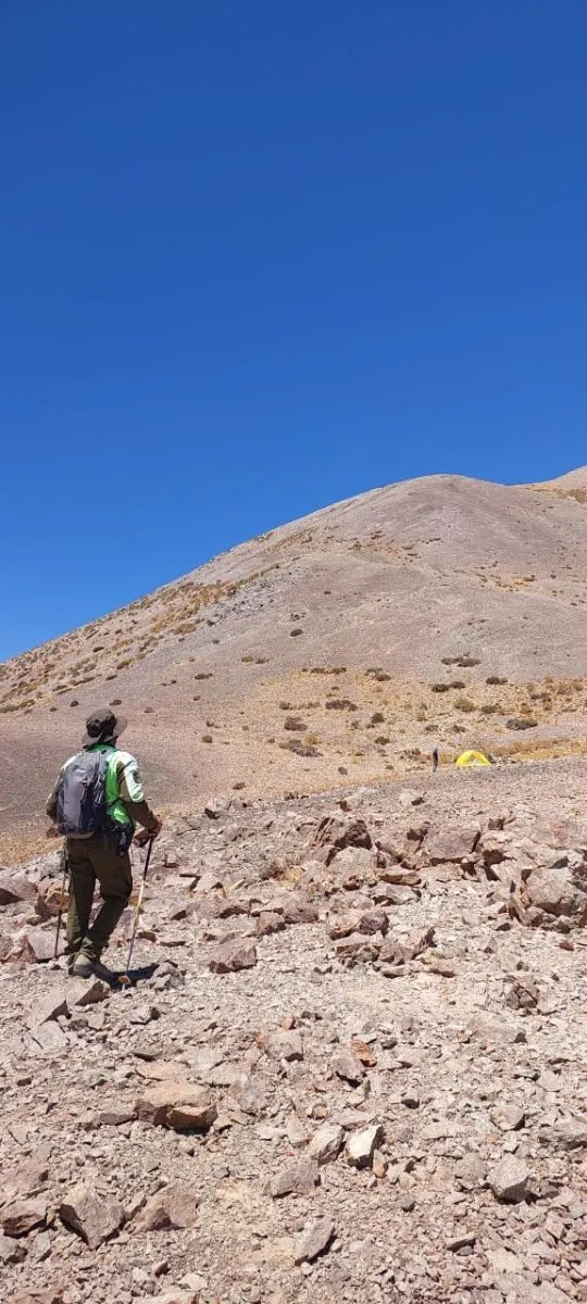 Búsqueda de turista en sector cordillerano de Juntas del Toro