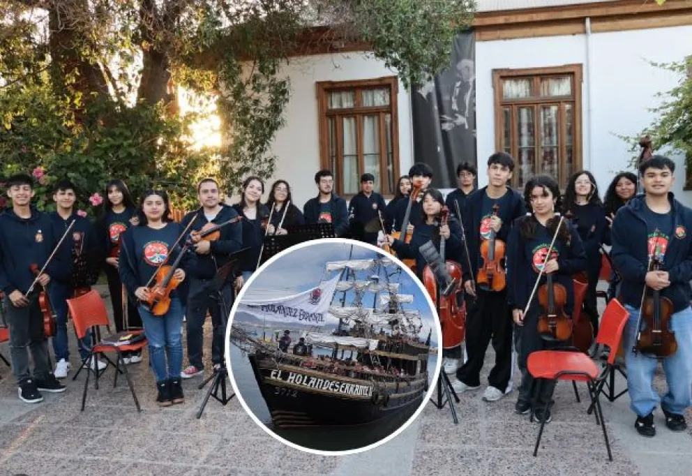 Orquesta de Cámara de Guayacán ofrecerá inédito concierto a bordo del “Holandés Errante” en Coquimbo