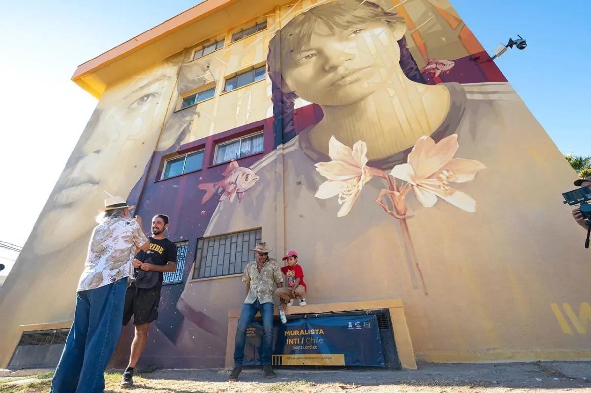 Inauguran primer museo al aire libre en Coquimbo con murales que rescatan la historia y la identidad local