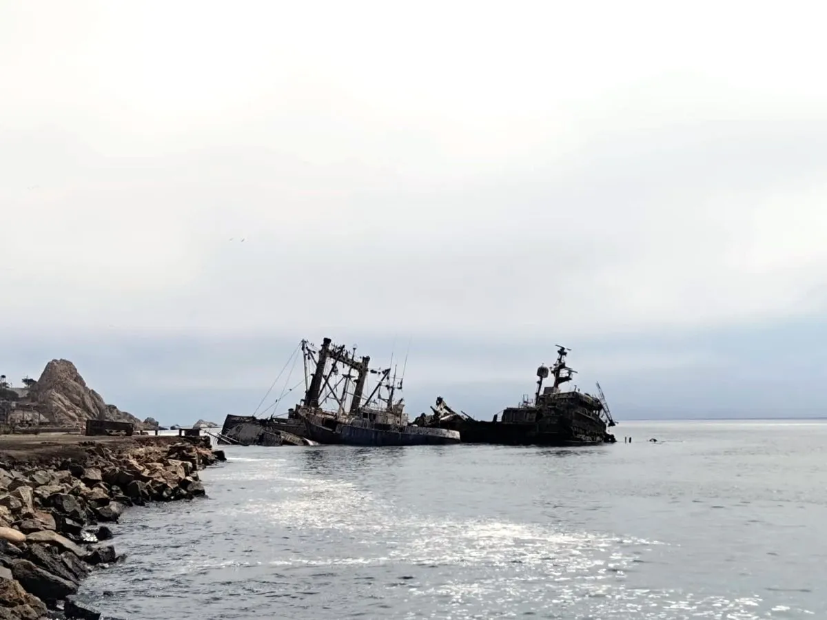 Gobernación Marítima descarta contaminantes en barcos abandonados en Coquimbo