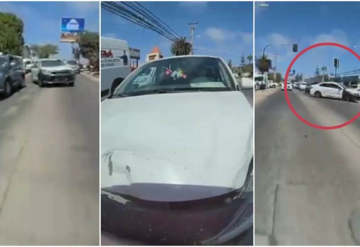 Denuncian imprudente conducta de conductor en La Serena Denuncian imprudente conducta de conductor en La Serena