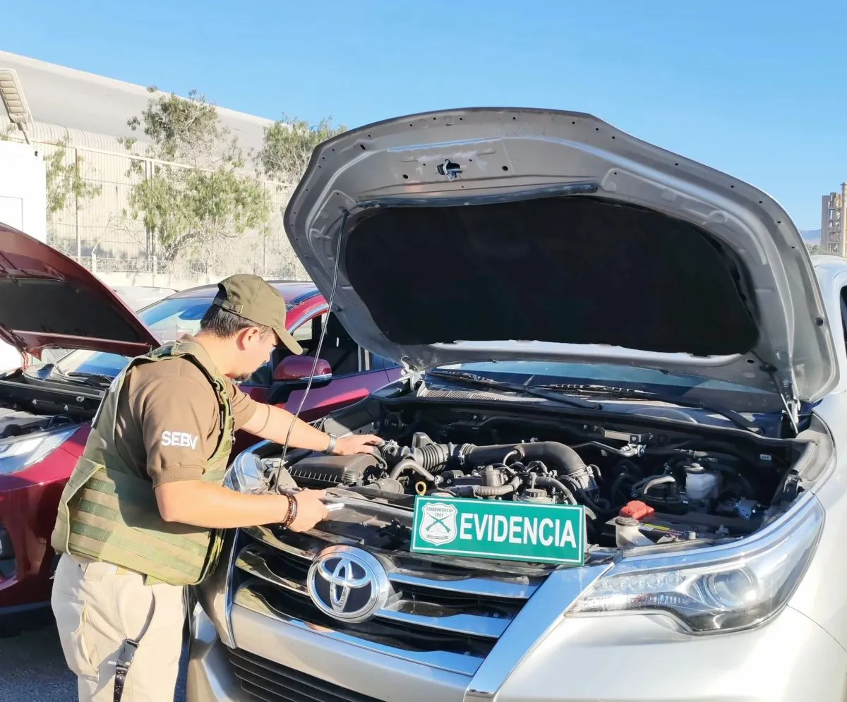 Interceptan caravana con tres vehículos robados que salían desde Coquimbo hacia el norte