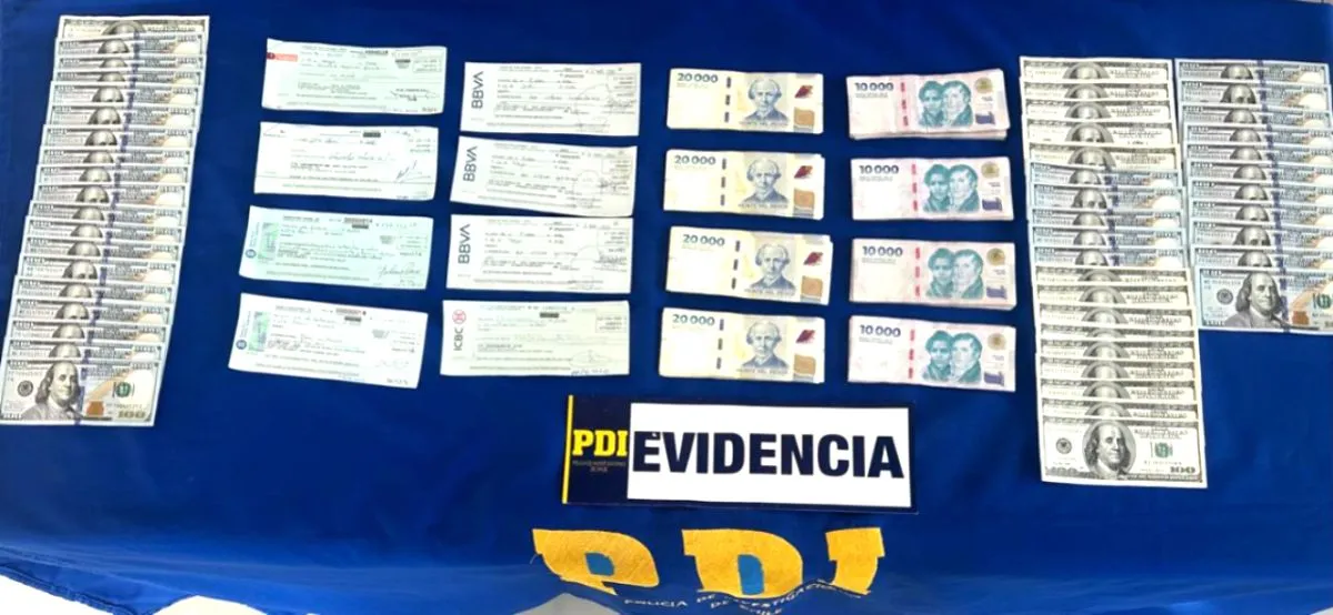 Argentino sorprendido con 5 mil dólares y cheques en Agua Negra Argentino sorprendido con 5 mil dólares y cheques en Agua Negra