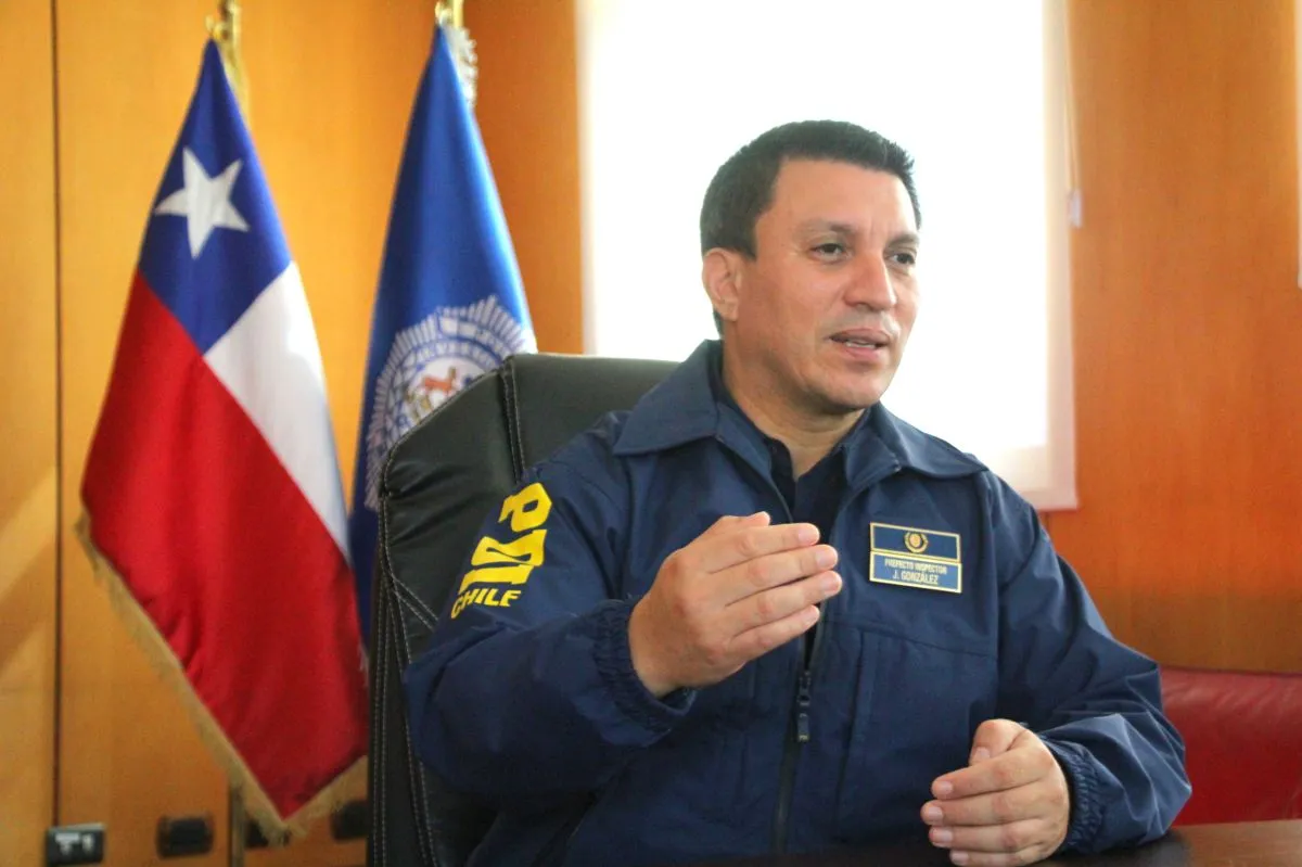 Jefe PDI destaca baja en criminalidad regional