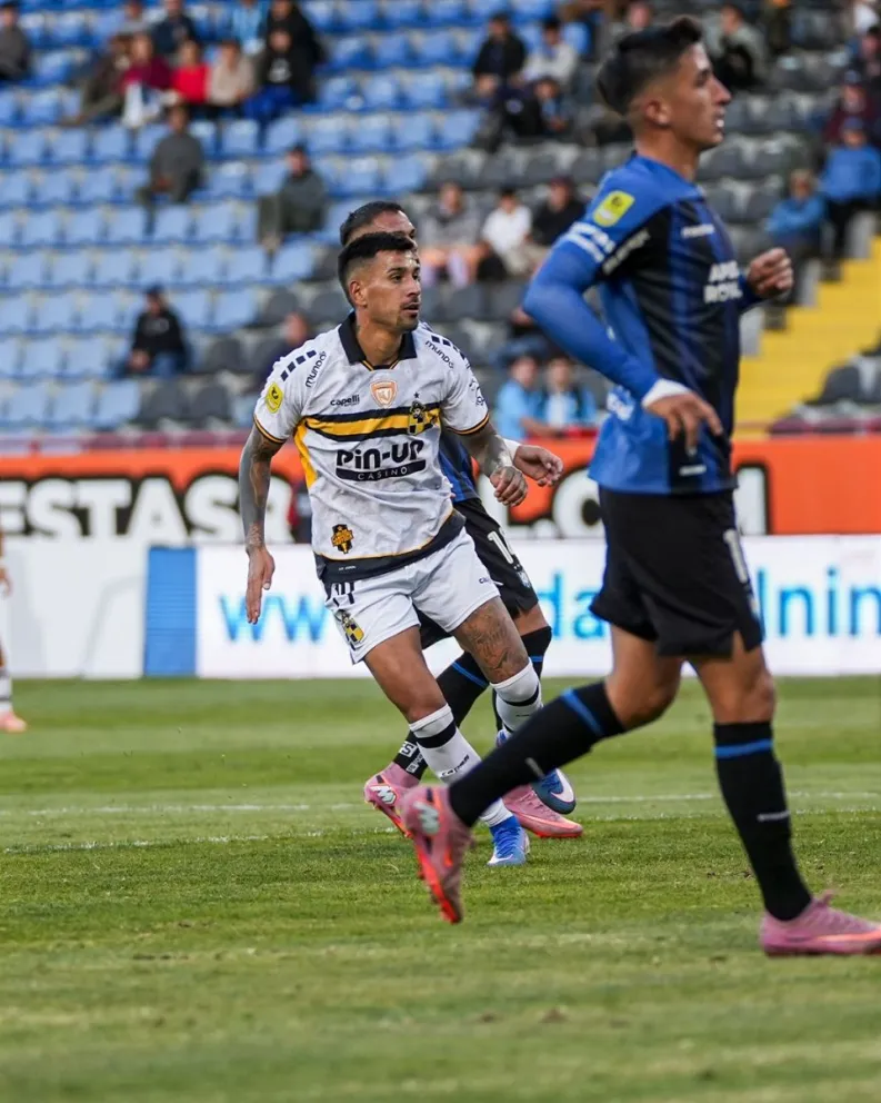 El zurdo y goleador, Salvador Cordero, festeja tras anotar el tanto que le dio la victoria al campeón ante Huachipato. (Foto: Coquimbo Unido)