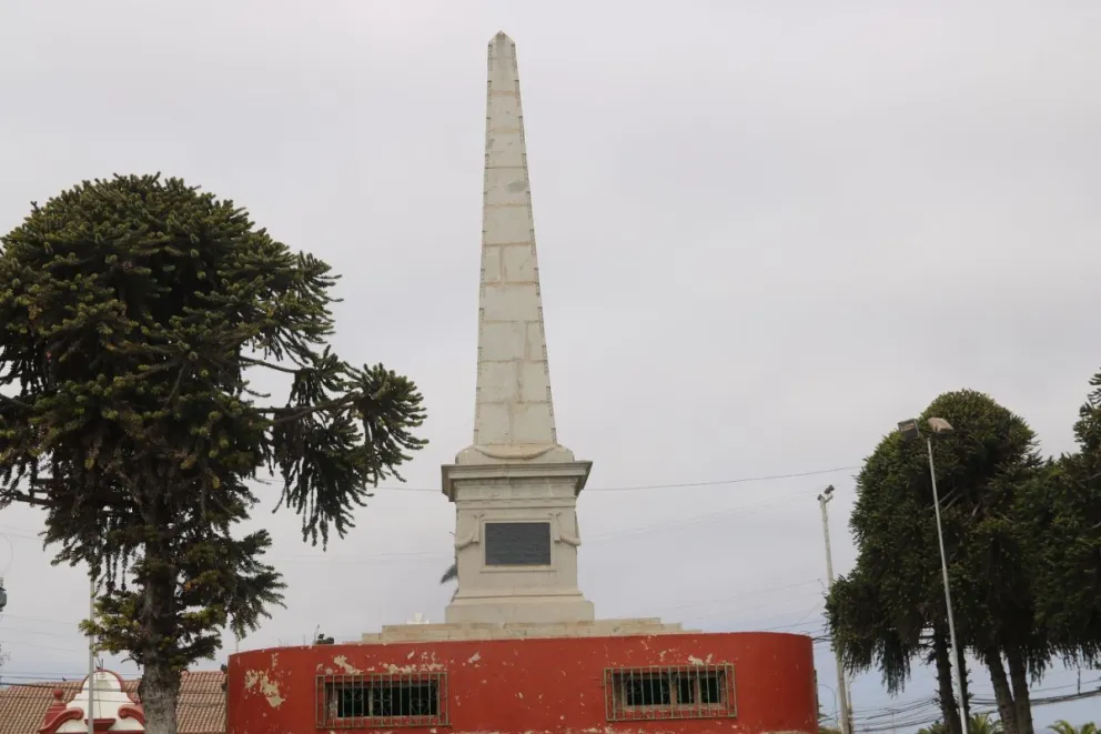 La historia del viejo obelisco de la Guerra del Pacífico