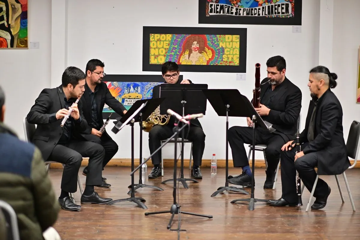 Quinteto de Vientos La Serena se presenta en el Centro Cultural Santa Inés