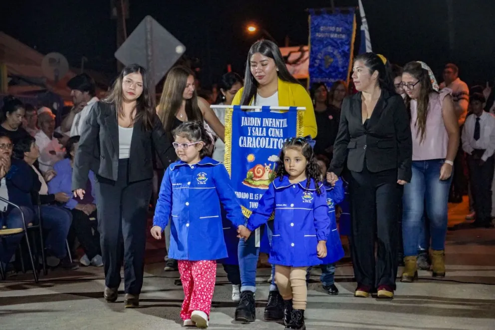 Monte Patria: El Tome Alto celebra aniversario con acto y desfile