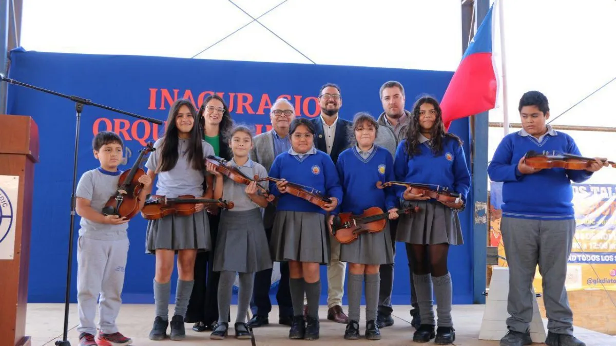 Escuela Juan Rendic de Vicuña conforma orquesta infantil
