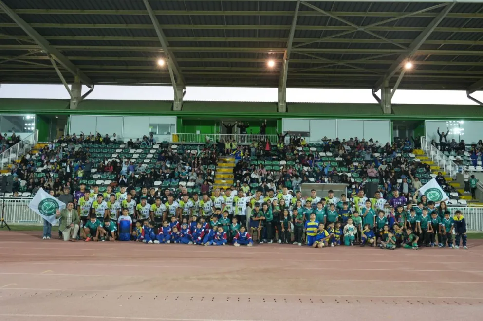 Los hinchas del CSD Ovalle pudieron conocer en acción a los jugadores del equipo. (Foto: Cedida)