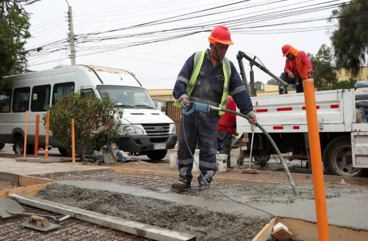 Plaza de la Población Antártica renovada en tiempo récord