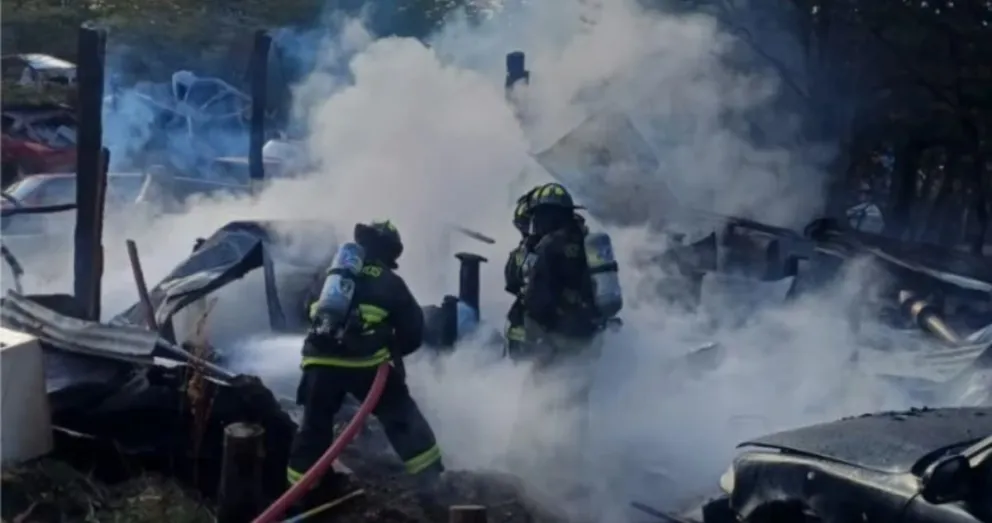 Incendio por herencia: casa de Punta Arenas reducida a cenizas