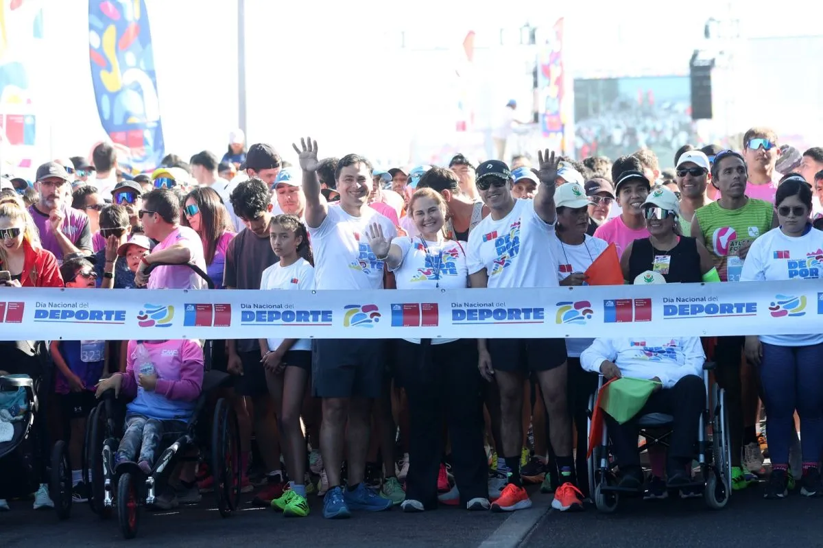Más de 110 mil personas participaron en la corrida más grande de Chile