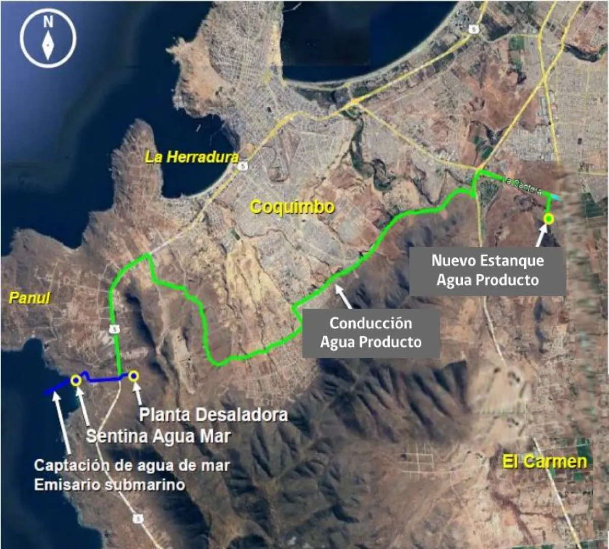 Formalizan adjudicación de planta desaladora para consumo humano en Coquimbo