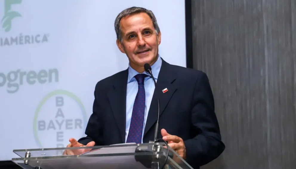 El subsecretario de Agricultura abordó en el Limarí el escenario que enfrenta el sector agrícola. (Foto: El Ovallino)