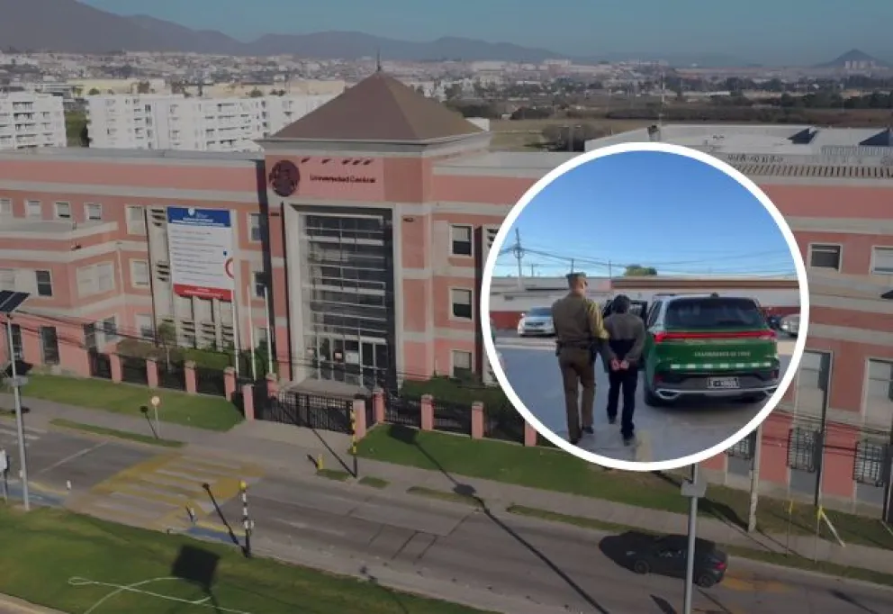 Alumno de la U. Central pasará hoy a control de detención: alerta de su madre fue clave