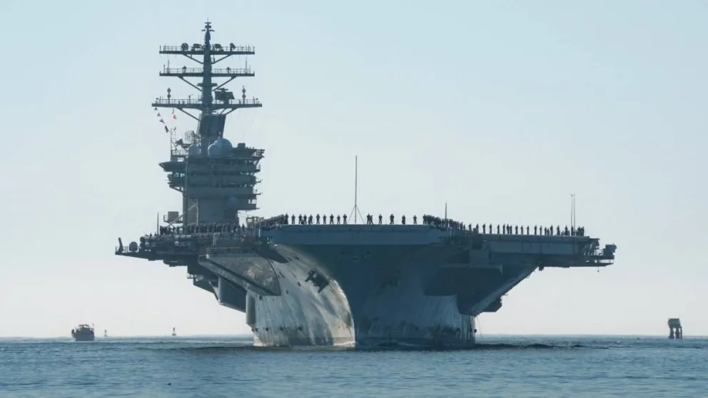 Portaaviones Nimitz (CVN 68) de la Marina de Estados Unidos. (FOTO CEDIDA)